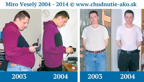 Chudnutie-ako.sk: píše Miro Veselý > Jedálniček, cviky, kalkulačka BMI
